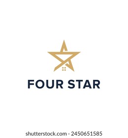 Una ingeniosa combinación de diseño de cuatro y una estrella para la industria inmobiliaria