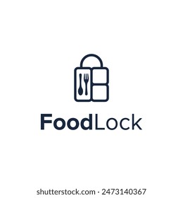 The clever design combination of lunchbox and lock creates a unique design
