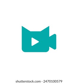 the clever design combination of video and cats makes for a unique design