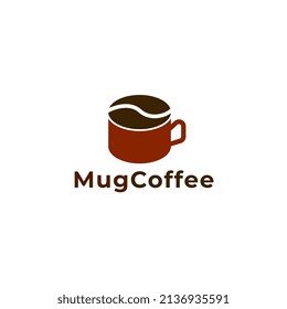 clever dual meaning mug coffee logo
