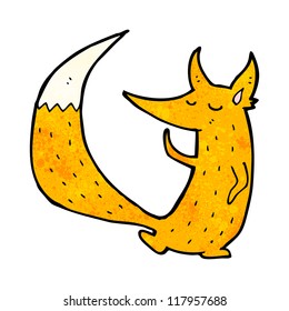clever fox cartoon