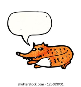 clever fox cartoon