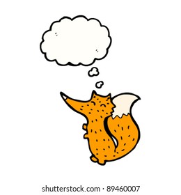 clever little fox cartoon