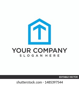 CLEVER, SMART AND SIMPLE REAL ESTATE LOGO DESIGN