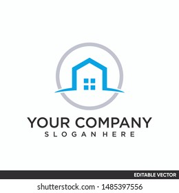 CLEVER, SMART AND SIMPLE REAL ESTATE LOGO DESIGN