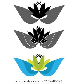 clever water drop logo Template