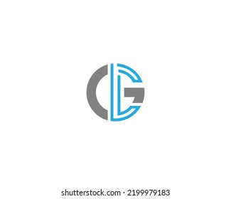 CLG, GL or LG Letter Logo Vector Icon Template illustration.