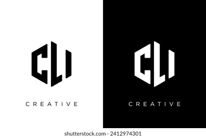 CLI Letter Initial Logo Design Template Vector Illustration
