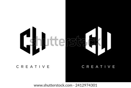 CLI Letter Initial Logo Design Template Vector Illustration