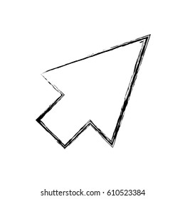 Click arrow cursor icon vector illustration graphic design