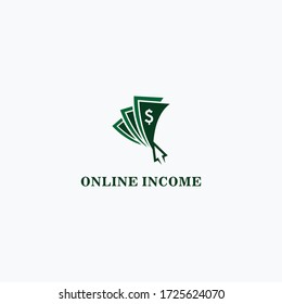 click arrow logo appears a lot of money
