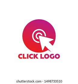 Click Arrow Logo Template Design