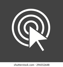 Click, arrow, mouse, payment icon vector image. Can also be used for seo, digital marketing, technology. Suitable for use on web apps, mobile apps and print media.