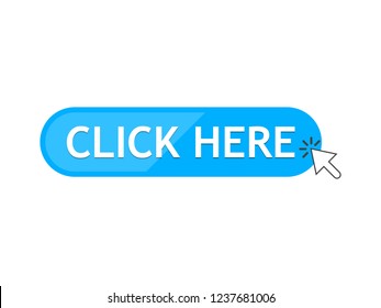 Click button with arrow pointer clicking Vector Icon