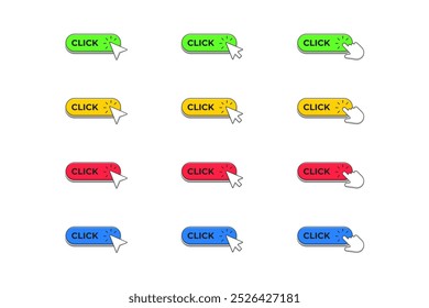 Click Button with Click cursor set