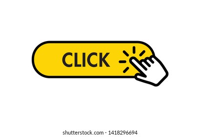 Click button with hand clicking