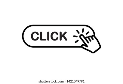 Click button with hand clicking