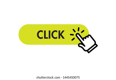 Click button with hand clicking icon