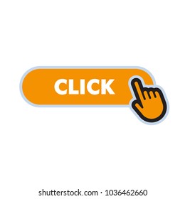 Click button with hand icon