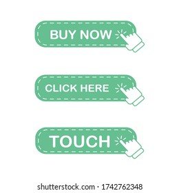 Click button with pastel green color