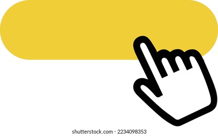 click button sign vector illustration