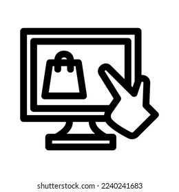 haga clic para comprar icono o logotipo símbolo de señas aislado ilustración vectorial - iconos vectoriales de estilo negro de alta calidad
