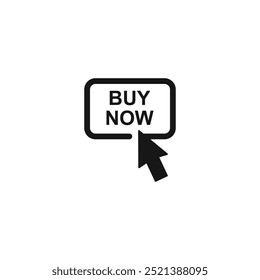 Click buy icon symbol vector illustration