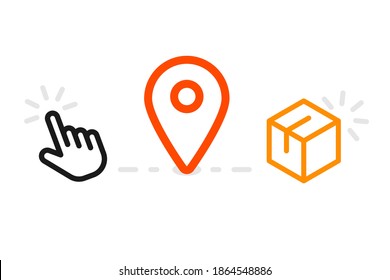 Haga clic y reúna el diseño de 3 pasos. Imagen de parte del cliente.
