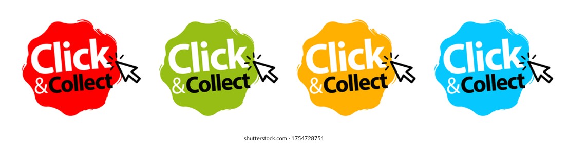 Click An Collect With Computer Mouse Pointer On Stamp