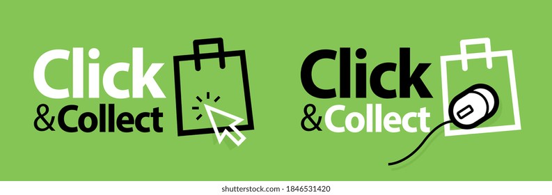 Click and collect with computer pointer or mouse