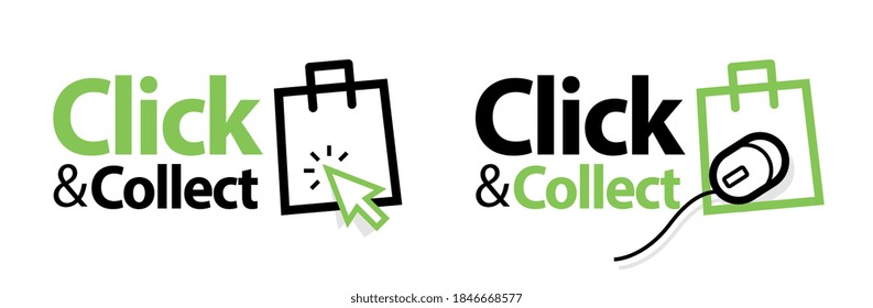 Click and collect with computer pointer or mouse