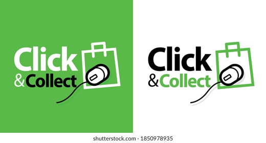 Click and collect with computer pointer or mouse