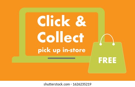 Click & Collect internet shopping 