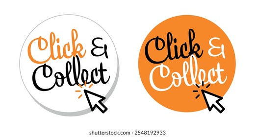 Click and collect with mouse pointer