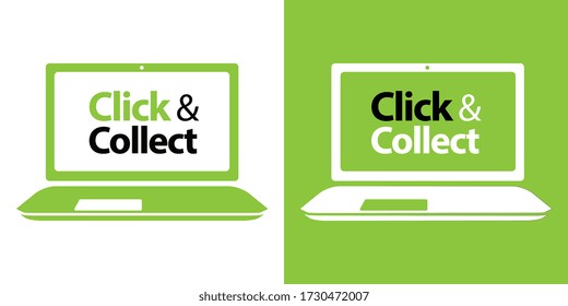 Click And Collect On Laptop