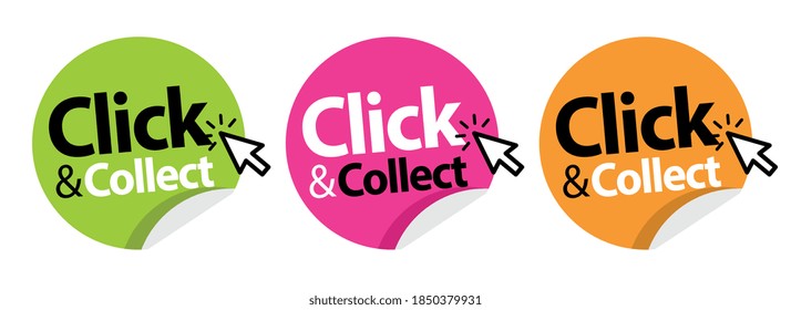 Click an collect on sticker