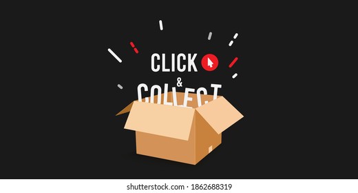 Haga clic y reúna la ilustración vectorial