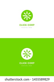 Click corp company logo template.