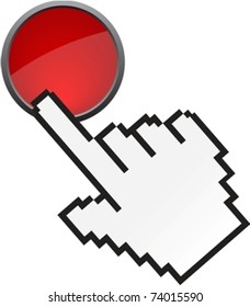 click cursor eps10