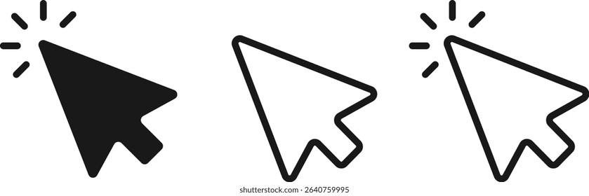Click Cursor Icons. Click Icon Set. Click cursor Icon Vector.