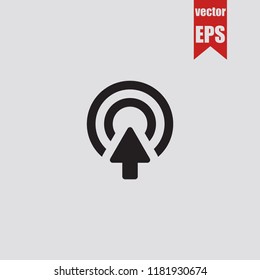 Click cursor icon.Vector illustration.