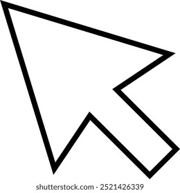 Click Cursor point Arrow Icon Illustration