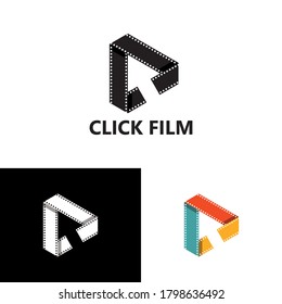 Click Film Logo Template Design Vector