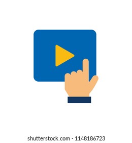 Click Film Video Logo Icon Design