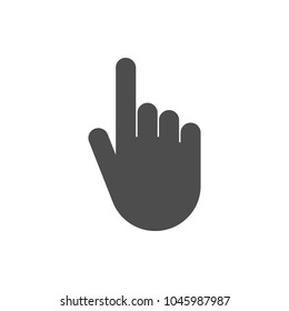 Click finger icon. Touch symbol. Vector.