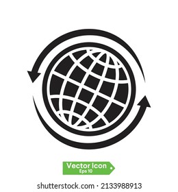 Click to go to website or internet line art icon for apps and websites vector EPS 10