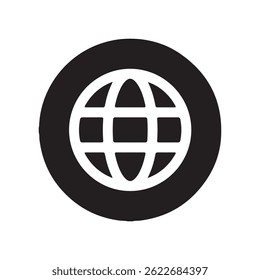 Hacer clic para ir al Sitio web o icono de arte de línea de Internet para App y Sitios web