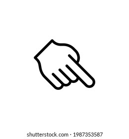 Click hand or cursor icon in black. Tap or touch sign. The concept of following a link. Pointer gesture of mouse. Isolated symbol, for: illustration, logo, gui, app, design, web, ui, ux. Vector EPS 10