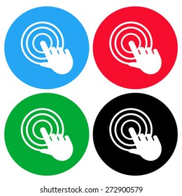 click, hand icon