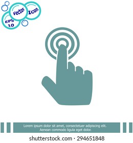 Click, hand icon